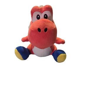 Nintendo Super Mario All Star Collection Red Yoshi Plush 7"